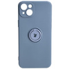 Etui Bizon Case Silicone Ring Sq do iPhone 15 Plus, szare