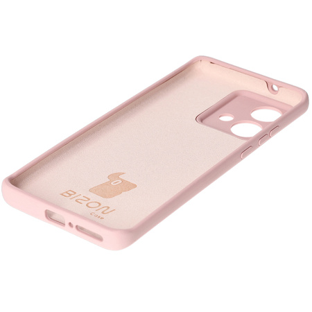Silikonowe etui Bizon Soft Case do Motorola Edge 40 Neo, pudrowy róż
