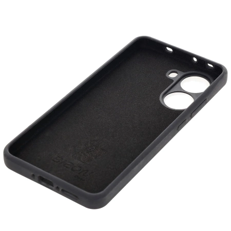 Silikonowe etui Bizon Soft Case do Xiaomi POCO X7 Pro, czarne