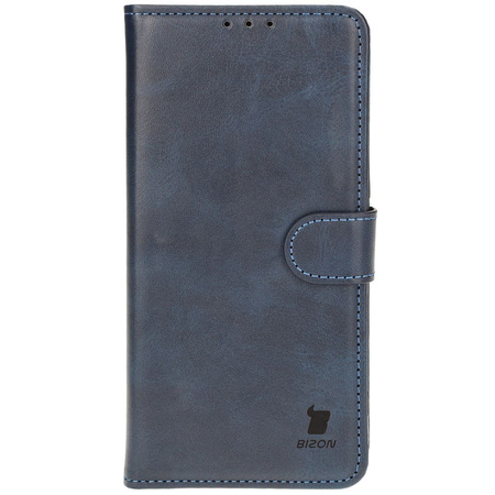 Etui z klapką Bizon Case Pocket do iPhone 16 Plus, granatowe