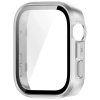 Etui ze szkłem do zegarka Bizon Case+Glass Watch do Huawei Watch Fit 4, satynowo srebrne