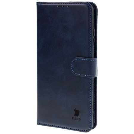 Etui z klapką Bizon Case Pocket do Motorola Edge 60 Fusion / 60, granatowe