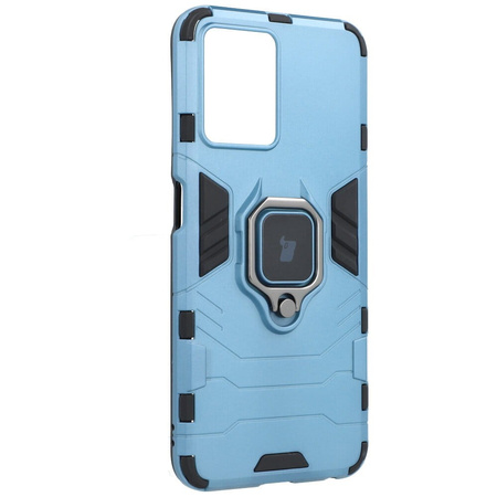 Etui Bizon Case Armor Ring do Realme 9 Pro, niebieskie