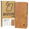 Etui z klapką Bizon Case Pocket do OnePlus Nord 4, brązowe