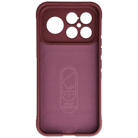 Pancerne etui Bizon Case Tur do Xiaomi POCO F8 Ultra, burgundowe