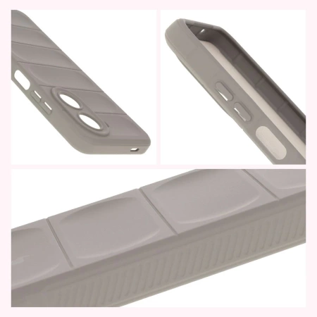 Pancerne etui Bizon Case Tur do Xiaomi Redmi A5 4G / POCO C71 4G, jasnoszare