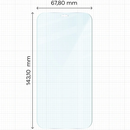Szkło hartowane Bizon Glass Clear 2 do iPhone 12 / 12 Pro