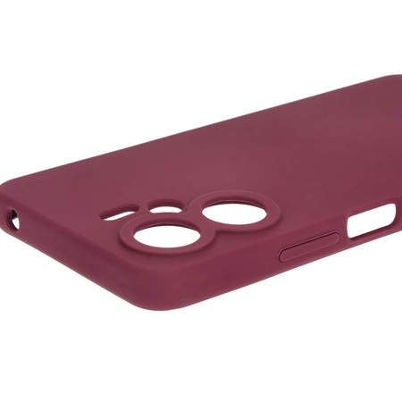 Silikonowe etui Bizon Soft Case do Xiaomi Redmi 13C 4G / Xiaomi Redmi 13C 5G / Xiaomi Poco C65, ciemnofioletowe