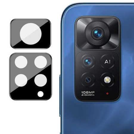 Szkło na aparat Bizon Glass Silk Lens dla Redmi Note 11 Pro/ 5G, 2 sztuki