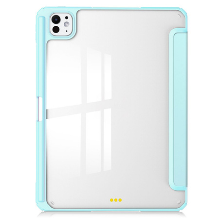 Etui Bizon Case Tab Clear Matt do iPad Pro 13" 2025 / 2024, błękitne