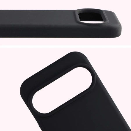 Silikonowe etui Bizon Soft Case do Google Pixel 10 / 10 Pro, czarne