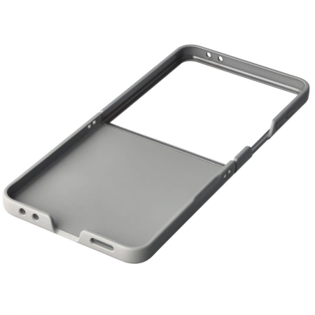 Pancerne etui Bizon Case Tur do Galaxy Z Flip7, szare
