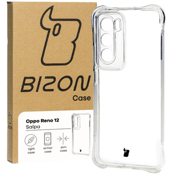 Elastyczne etui Bizon Case Salpa do Oppo Reno 12, przezroczyste