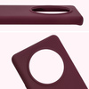 Silikonowe etui Bizon Soft Case do Honor Magic7 Lite, ciemnofioletowe