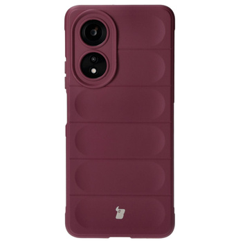 Pancerne etui Bizon Case Tur do Oppo A58 4G, burgundowe