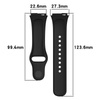 Pasek Bizon Strap Watch Dots do Xiaomi Redmi Watch 3 Active, czarny