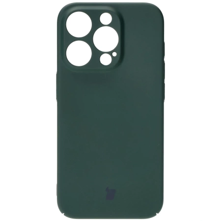 Etui Bizon Case Łupka do iPhone 15 Pro, zielone