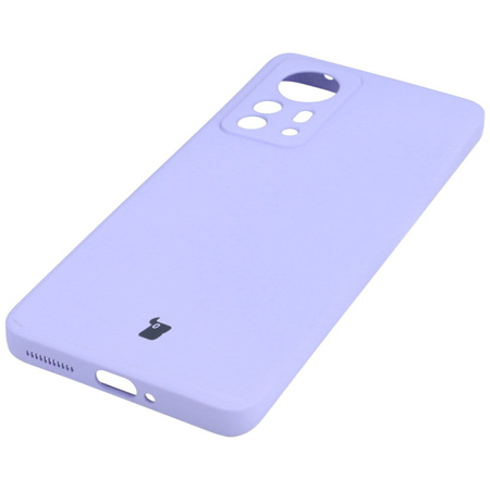 Etui Bizon Case Silicone do Xiaomi 12 Pro, jasnofioletowe