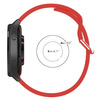 Pasek silikonowy do smartwatcha, Bizon Strap Watch Silicone Pro N, Quick Release 22 mm, czerwony