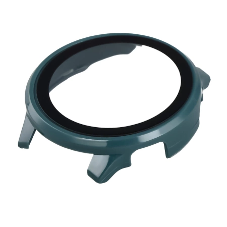 Etui ze szkłem do zegarka Bizon Case Watch Adamo do Garmin Venu 4 41 mm, zielone