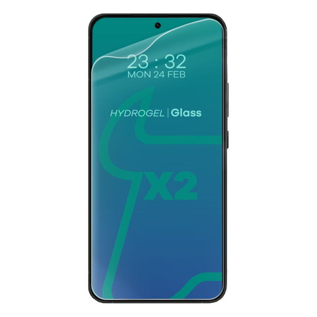 Folia hydrożelowa na ekran Bizon Glass Hydrogel do Galaxy S23, 2 sztuki