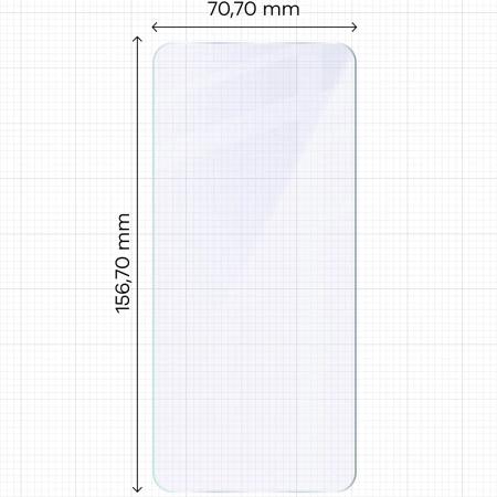 Elastyczne szkło hybrydowe Bizon Glass Mule do Vivo X200 Pro