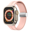 Silikonowy pasek Bizon Strap Watch Silicone L do Apple Watch 44/45/46/49 mm, różowy