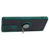 Etui z uchwytem na palec Bizon Case Hybrid Ring do Xiaomi 13 Lite, przydymione z ciemnozieloną ramką