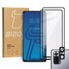 2x Szkło + szybka na aparat Bizon Edge Pack do Redmi Note 10 Pro