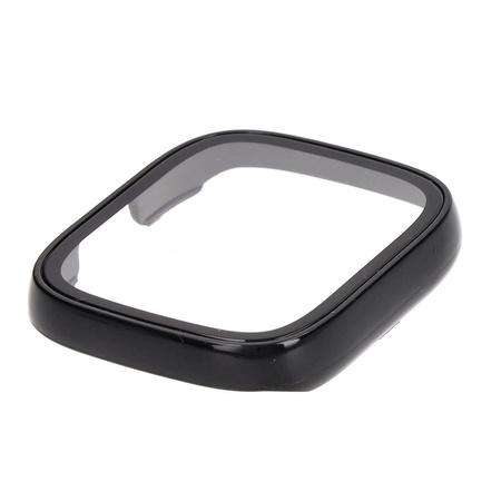 Etui Bizon Case+Glass Set do Xiaomi Redmi Watch 3, czarne