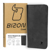 Etui z klapką Bizon Case Pocket Pro do Honor Magic6 Lite, czarne