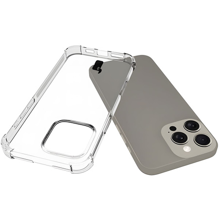 Elastyczne etui Bizon Case Salpa do iPhone 16 Pro Max przezroczyste