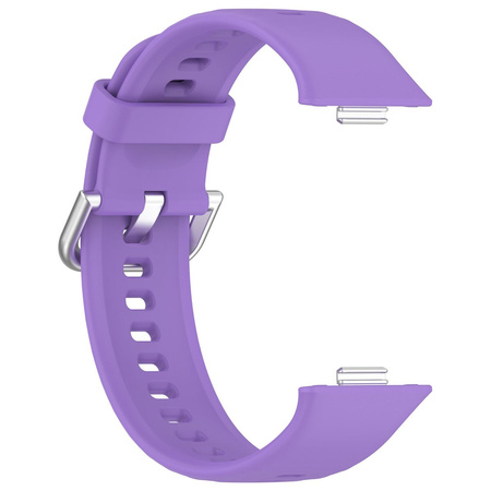 Pasek Bizon Strap Watch Silicone Pro SR do Huawei Watch Fit 4 / 4 Pro / 3, fioletowy