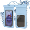 Etui wodoszczelne Bizon Case Hydrowrap, 2 sztuki, jasnoniebieskie