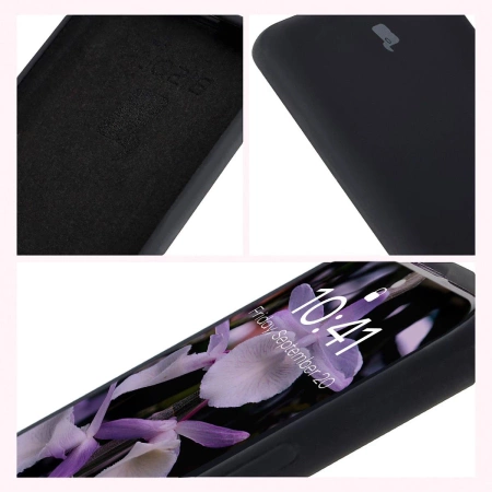 Silikonowe etui Bizon Soft Case do Xiaomi Redmi Note 14 Pro 4G, czarne