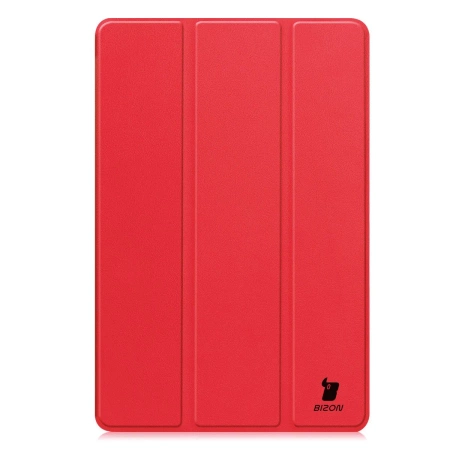 Etui z klapką Bizon Case Tab Croc do Xiaomi Redmi Pad 2, czerwone