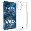 Elastyczne etui + 2x folia na ekran Bizon Case Clear Pack do Vivo V60 Lite 5G