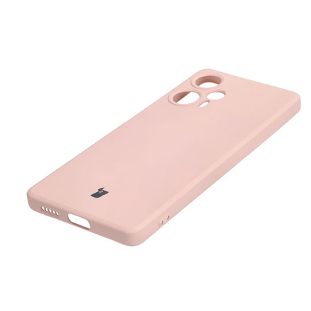 Etui Bizon Case Silicone Sq do Xiaomi Poco F5, jasnoróżowe