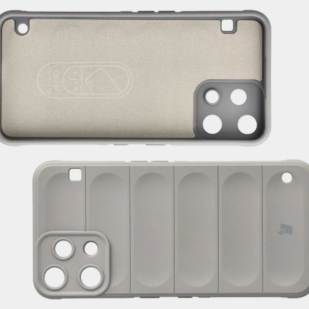 Pancerne etui Bizon Case Tur do Nothing Phone (3a) Lite, jasnoszare