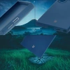 Etui Bizon Case Łupka do Galaxy S24 Ultra, niebieskie