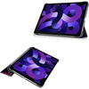 Etui Bizon Case Tab Croc do iPad Air 6 / Air 5 / Air 4, ciemnofioletowe