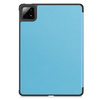 Etui z klapką Bizon Case Tab Croc do Xiaomi Pad 7 / 7 Pro, błękitne