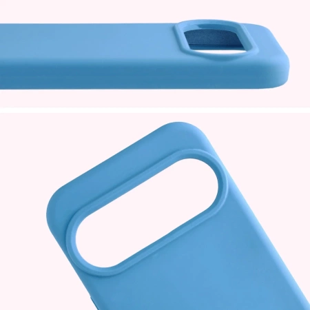 Silikonowe etui Bizon Soft Case do Google Pixel 10 / 10 Pro, niebieskie