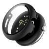Etui ze szkłem do zegarka Bizon Case+Glass Watch do Google Pixel Watch 4 41 mm, matowe czarne