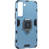 Etui Bizon Case Armor Ring do Galaxy S22, niebieskie