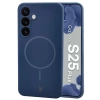Silikonowe etui z pierścieniem magnetycznym Bizon Soft Case Magnetic do Galaxy S25 Plus, granatowe