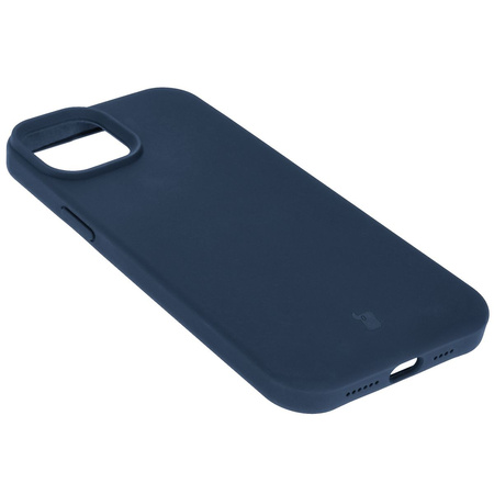 Silikonowe etui Bizon Soft Case do iPhone 15 Plus, ciemnoniebieskie