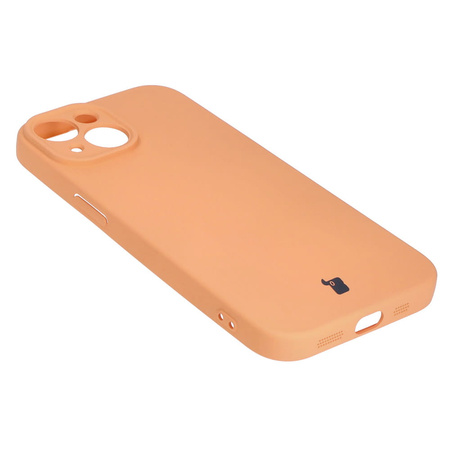 Etui Bizon Case Silicone do Apple iPhone 15, pomarańczowe