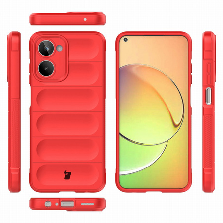 Pancerne etui Bizon Case Tur do Realme 10, czerwone