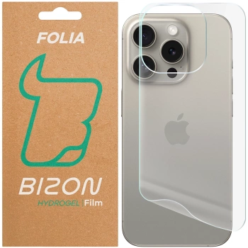 Folia hydrożelowa na tył Bizon Glass Hydrogel do iPhone 15 Pro, 1 sztuka